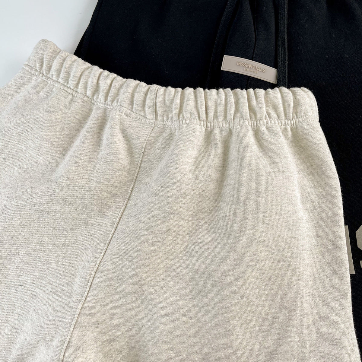 Black Cotton Numeral Print Joggers - Men's