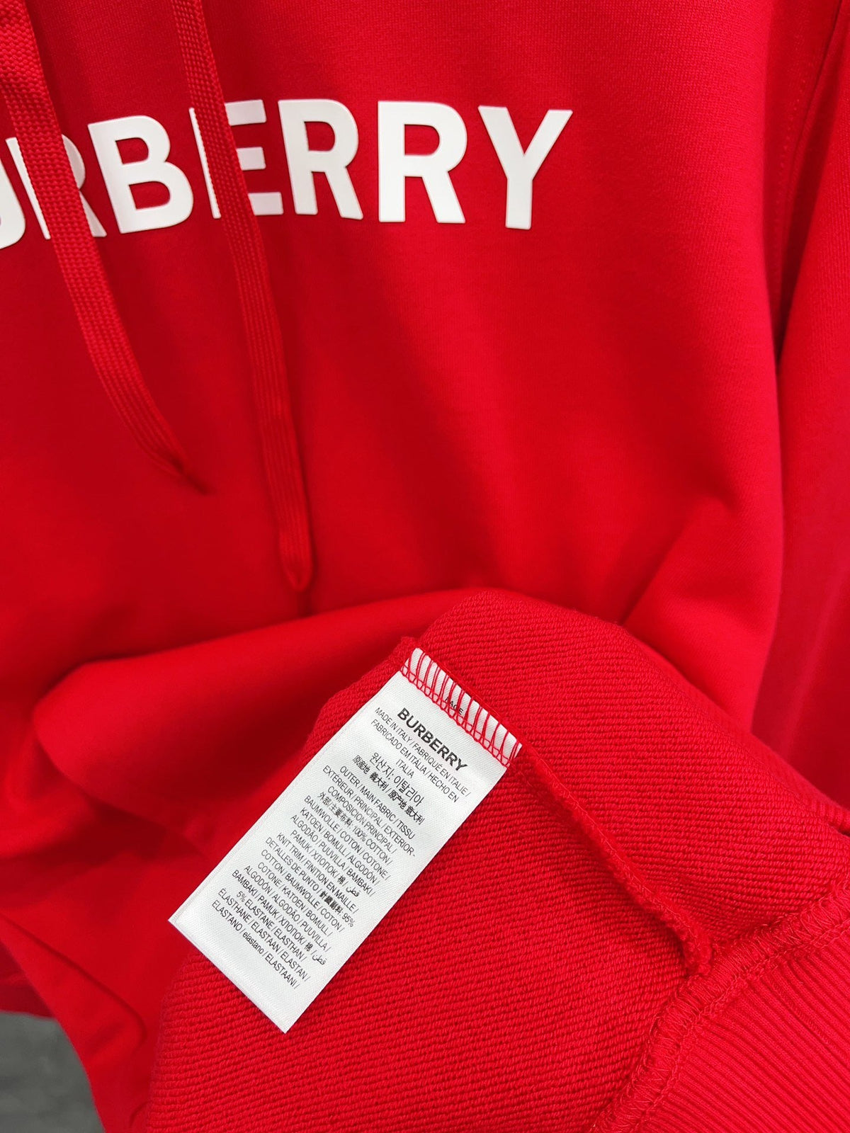 Black Cotton Bold Text Pullover - Men's