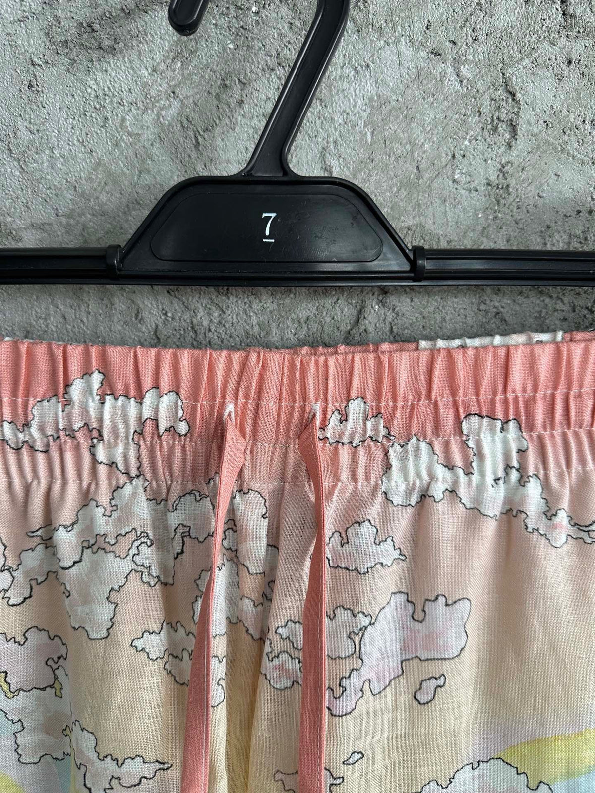 Scenic Print Silk Shorts - Men's