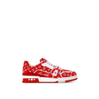 Trainer Iconic Style Sneaker – this seasonal version of the Trainer sneaker comes in Monogram textile, a key theme – LUX VERSE Luxury Designer Fashion Outlet