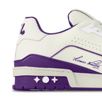 Trainer Velocity Sneaker – grained calf leather 7 hours of stitching for one pair Rubber outsole Initials on – LUX VERSE Luxury Designer Fashion Outlet