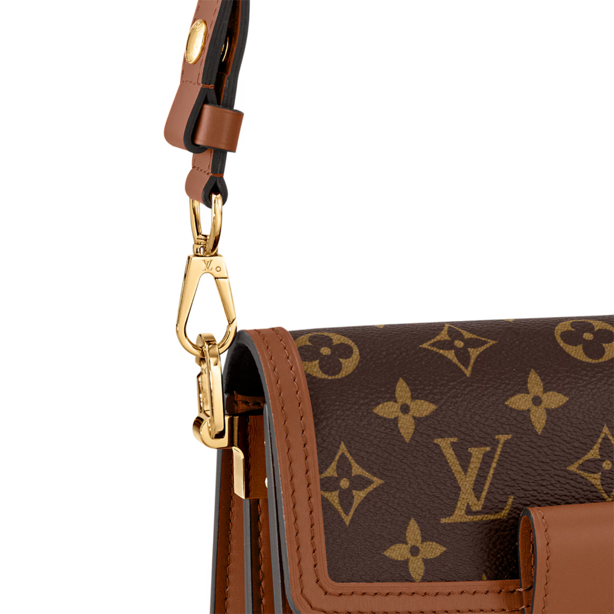 Mini Modern Dauphine – the high-shine lock and leather smart strap add a modern twist to this signature – LUX VERSE Luxury Designer Fashion Outlet