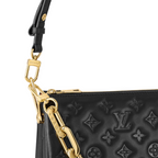 Coussin BB Monogram Pattern – a chunky gold-color chain and a thin leather strap, both removable, enable different – LUX VERSE Luxury Designer Fashion Outlet