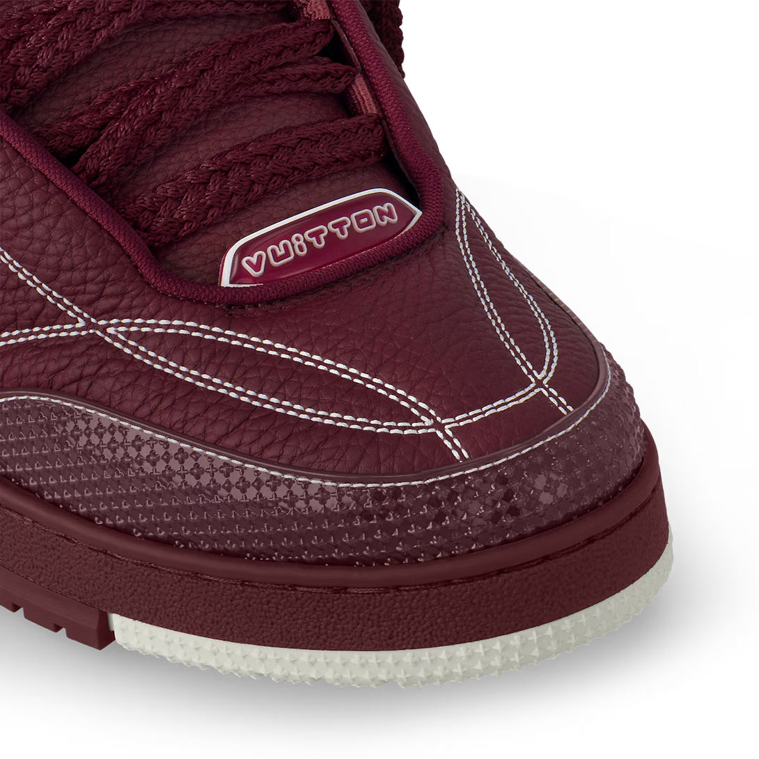 Skate Sneaker Calf Leather – inspired by Nineties'skate shoes, this design is characterized by its padded collar – LUX VERSE Luxury Designer Fashion Outlet