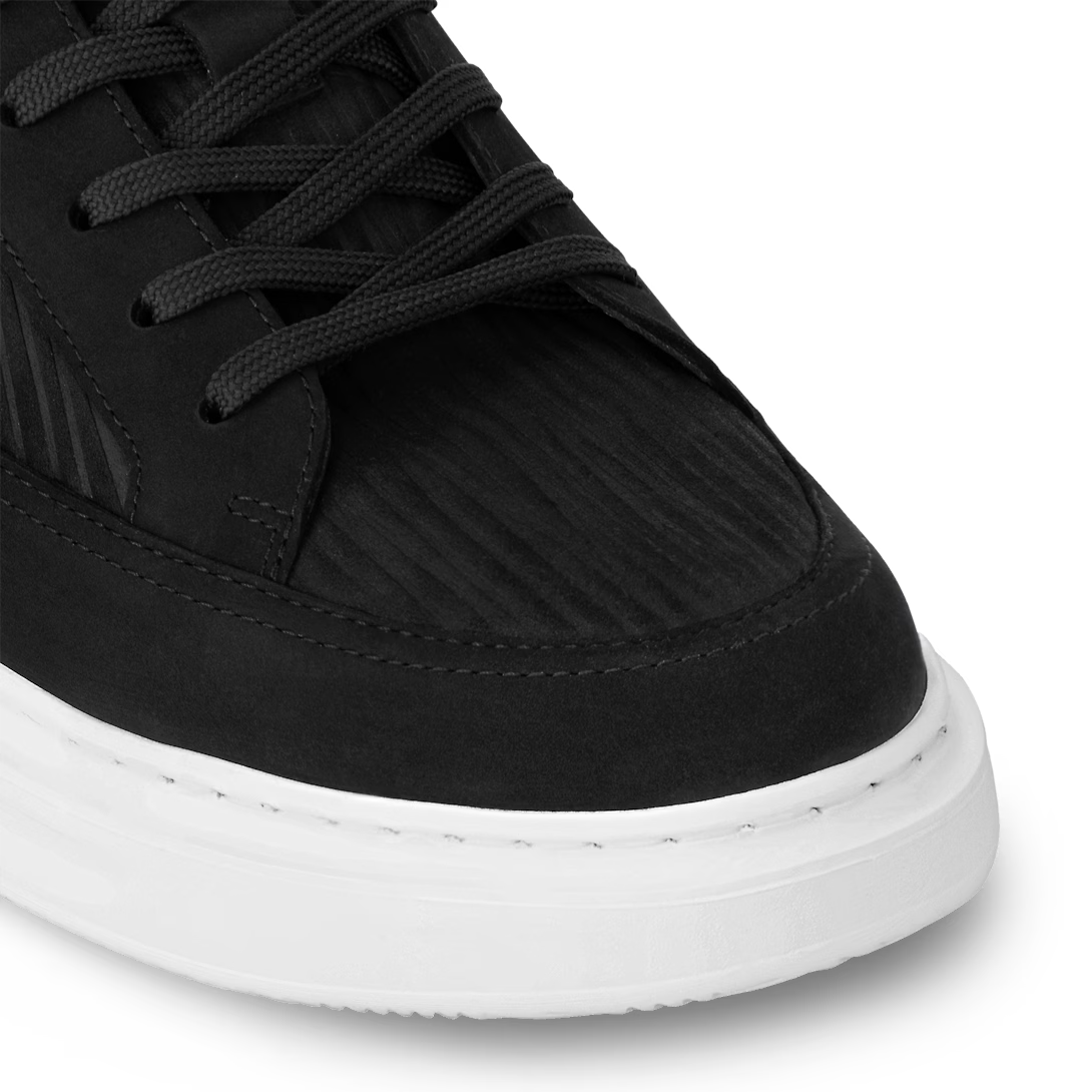 Beverly Hills Nubuck Leather Sneaker – this model is notable for its chunky, yet extremely lightweight, rubber outsole, – LUX VERSE Luxury Designer Fashion Outlet