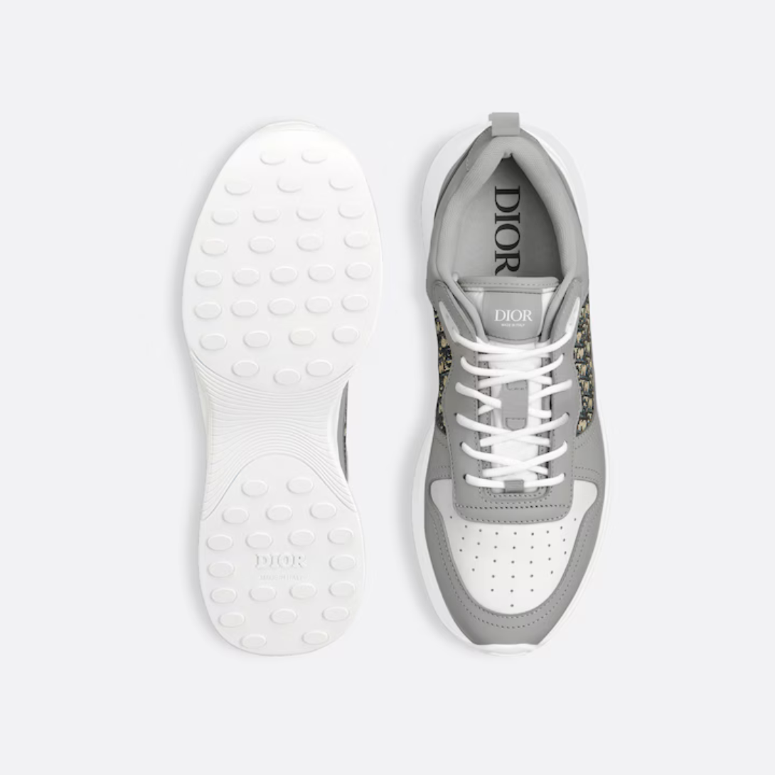 B25 Runner Sneaker – crafted in smooth calfskin, the design is enhanced by iconic tonal Oblique jacquard – LUX VERSE Luxury Designer Fashion Outlet
