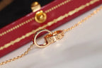 Love Necklace Rose Gold and Silver – LUX VERSE Luxury Designer Fashion Outlet