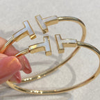 T Bracelet 1.8mm Mop Gold – LUX VERSE Luxury Designer Fashion Outlet