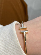 T Bracelet 1.8mm Mop Gold – LUX VERSE Luxury Designer Fashion Outlet