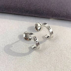 Love Earrings 2.65mm Silver – LUX VERSE Luxury Designer Fashion Outlet