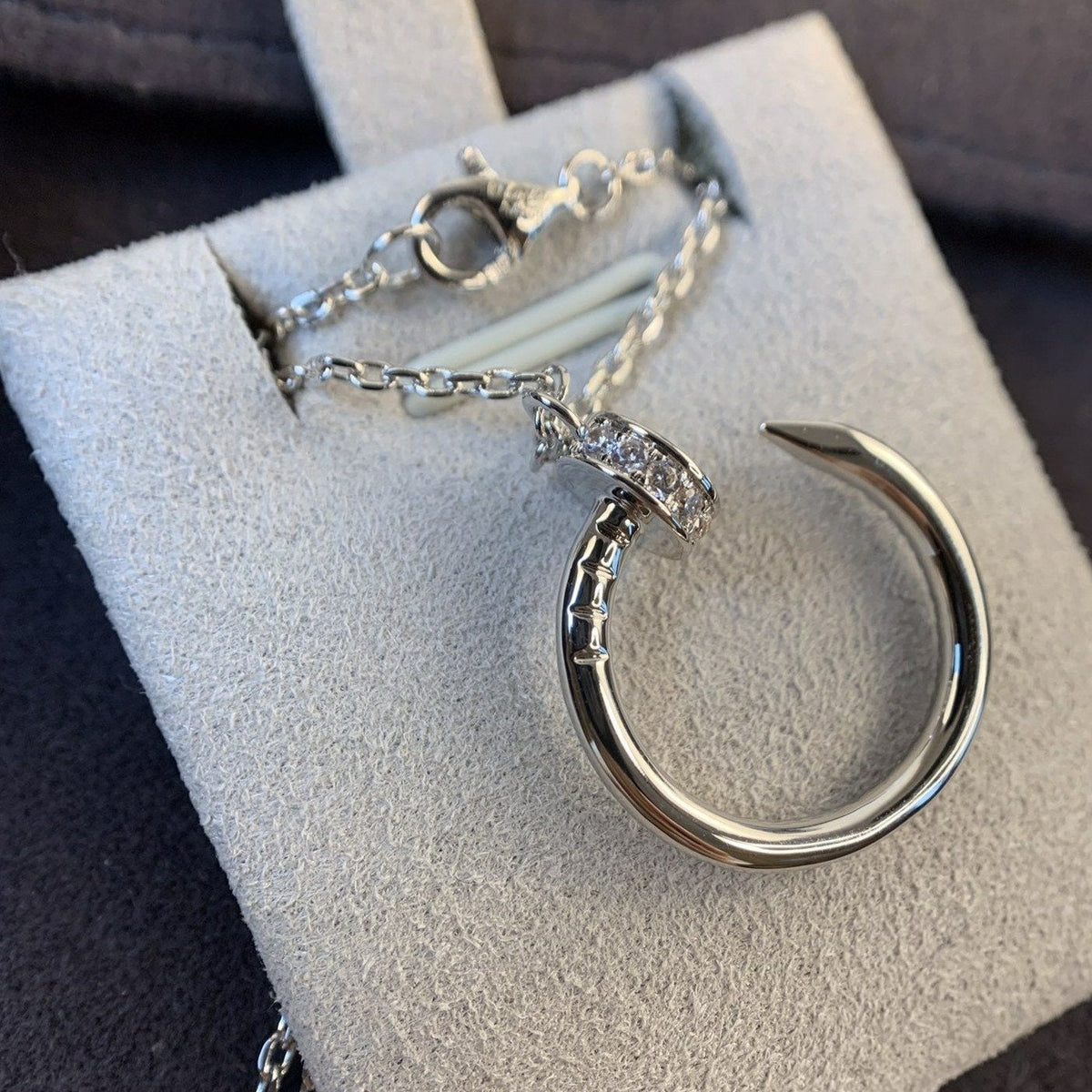 Juste Necklace Silver Diamonds – LUX VERSE Luxury Designer Fashion Outlet