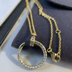 Juste Necklace Gold Diamonds – LUX VERSE Luxury Designer Fashion Outlet