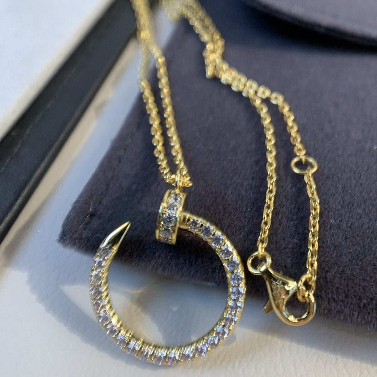 Juste Necklace Gold Diamonds – LUX VERSE Luxury Designer Fashion Outlet