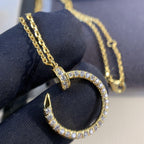 Juste Necklace Gold Diamonds – LUX VERSE Luxury Designer Fashion Outlet