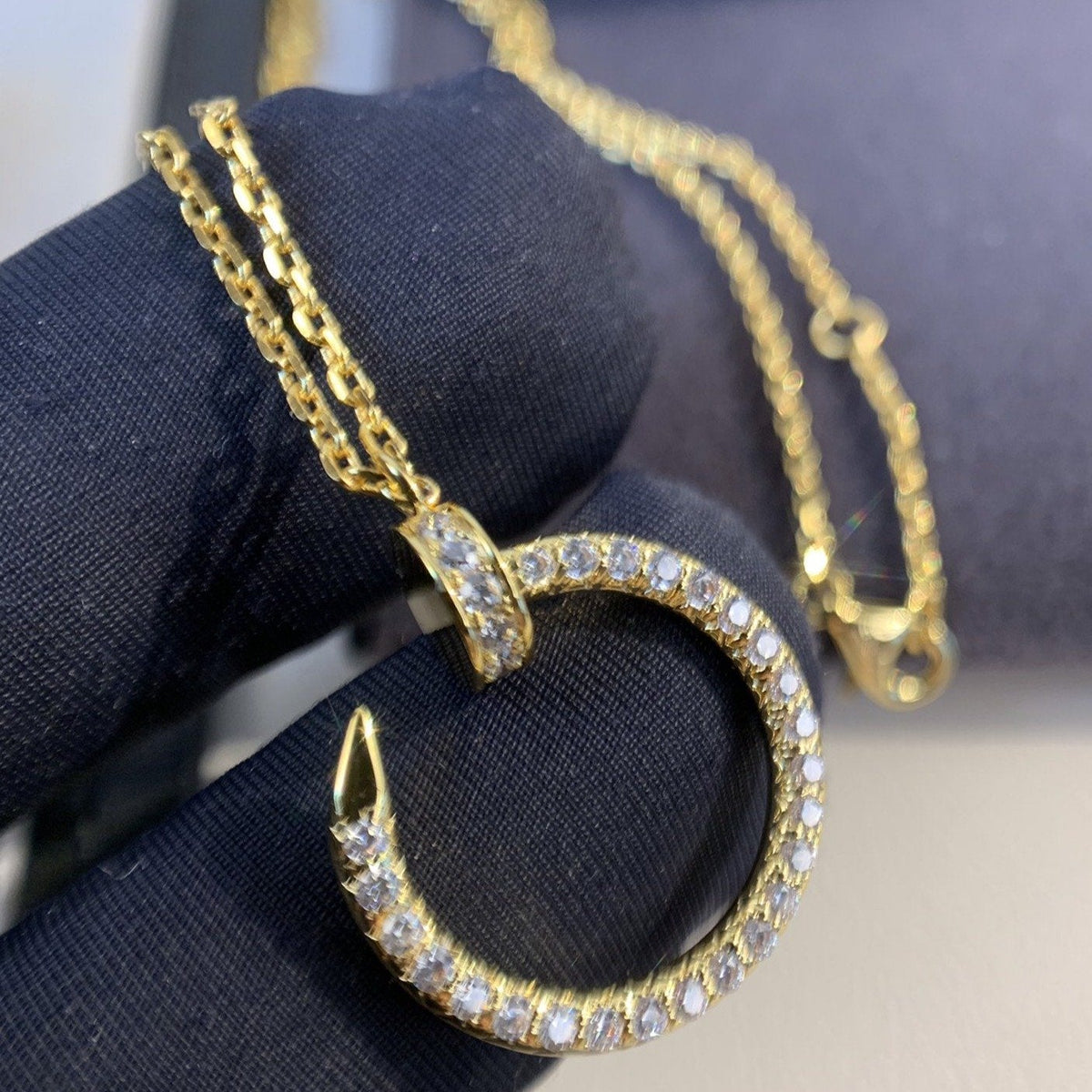 Juste Necklace Gold Diamonds – LUX VERSE Luxury Designer Fashion Outlet