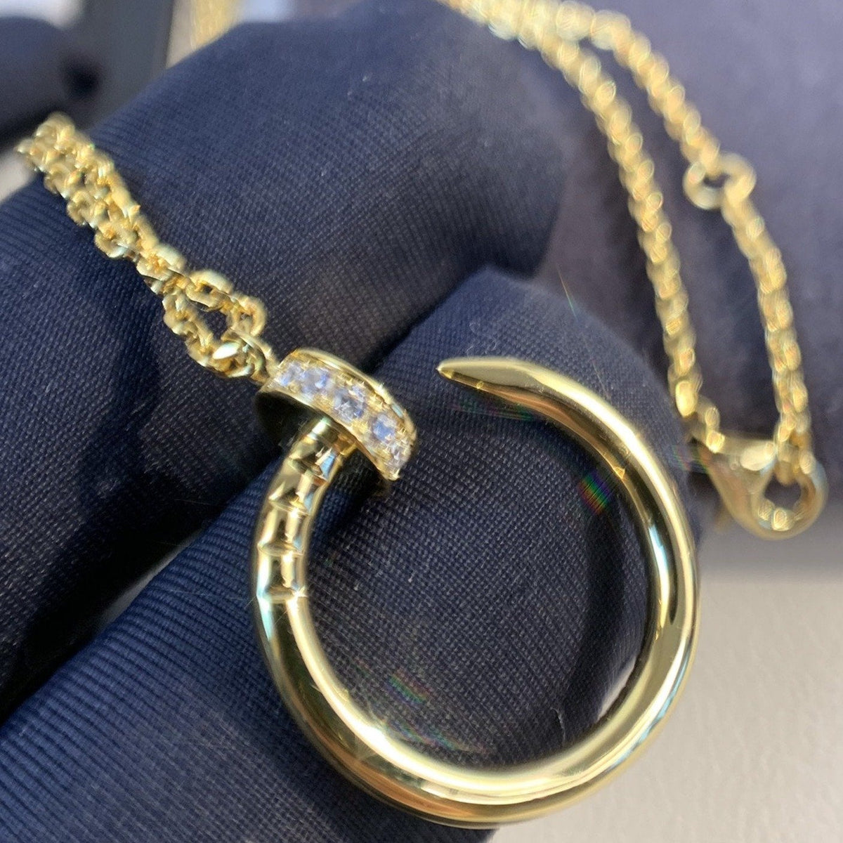 Juste Necklace Gold Diamonds – LUX VERSE Luxury Designer Fashion Outlet