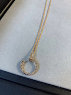 Juste Necklace Rose Gold Diamonds – LUX VERSE Luxury Designer Fashion Outlet