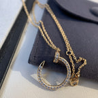 Juste Necklace Rose Gold Diamonds – LUX VERSE Luxury Designer Fashion Outlet