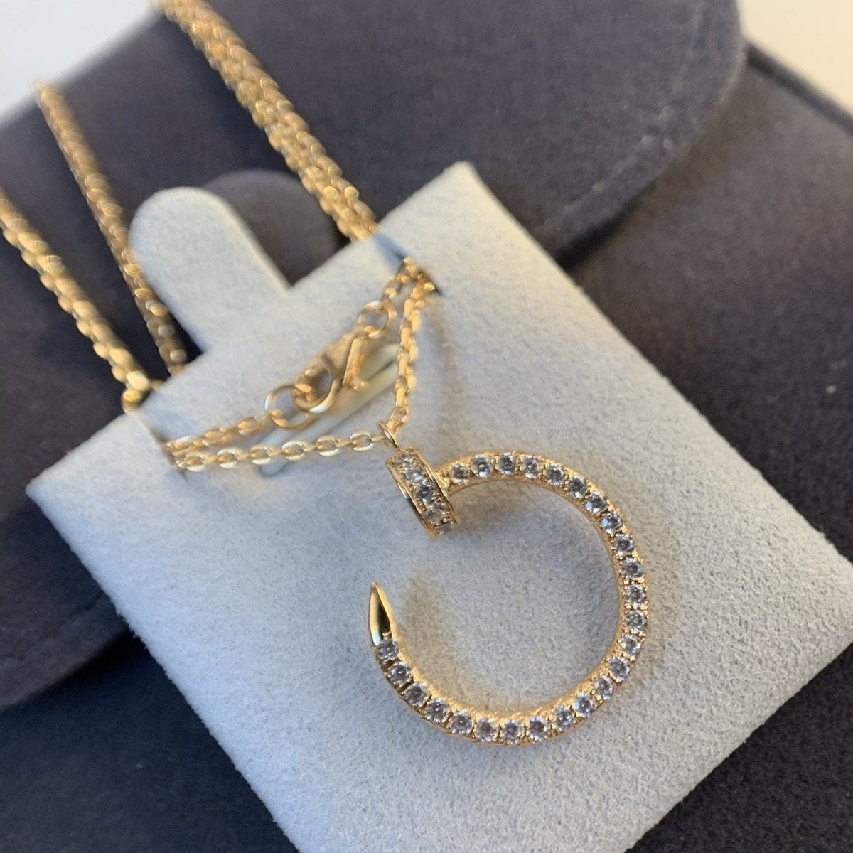 Juste Necklace Rose Gold Diamonds – LUX VERSE Luxury Designer Fashion Outlet
