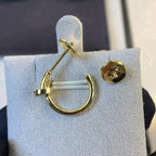 Juste Earrings Gold – LUX VERSE Luxury Designer Fashion Outlet
