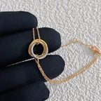 Triniti Bracelet Gold Silver Rose Gold Diamonds – LUX VERSE Luxury Designer Fashion Outlet