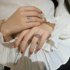 Juste Ring 1.8mm Silver Double Row – LUX VERSE Luxury Designer Fashion Outlet