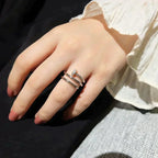 Juste Ring 1.8mm Silver Double Row – LUX VERSE Luxury Designer Fashion Outlet