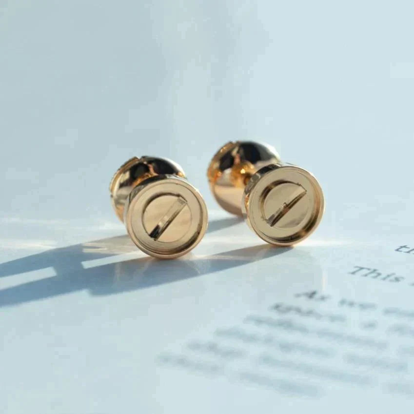 Love Earrings Rose Gold 7.2mm – LUX VERSE Luxury Designer Fashion Outlet