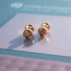 Love Earrings Rose Gold 7.2mm – LUX VERSE Luxury Designer Fashion Outlet