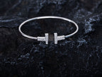 T Bracelet 1.8mm Diamond Silver – LUX VERSE Luxury Designer Fashion Outlet
