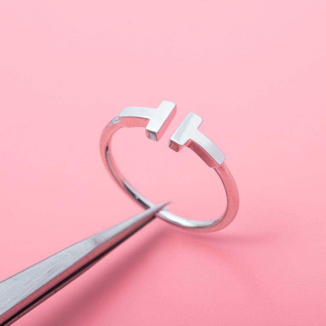 T Ring Silver 2.5mm – LUX VERSE Luxury Designer Fashion Outlet