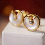 Amulette Earrings Rose Gold – LUX VERSE Luxury Designer Fashion Outlet