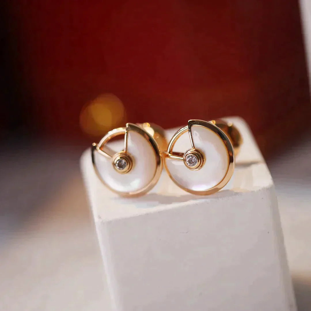 Amulette Earrings Rose Gold – LUX VERSE Luxury Designer Fashion Outlet