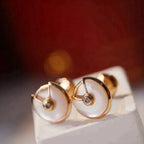 Amulette Earrings Rose Gold – LUX VERSE Luxury Designer Fashion Outlet