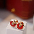 Amulette Earrings Rose Gold – LUX VERSE Luxury Designer Fashion Outlet