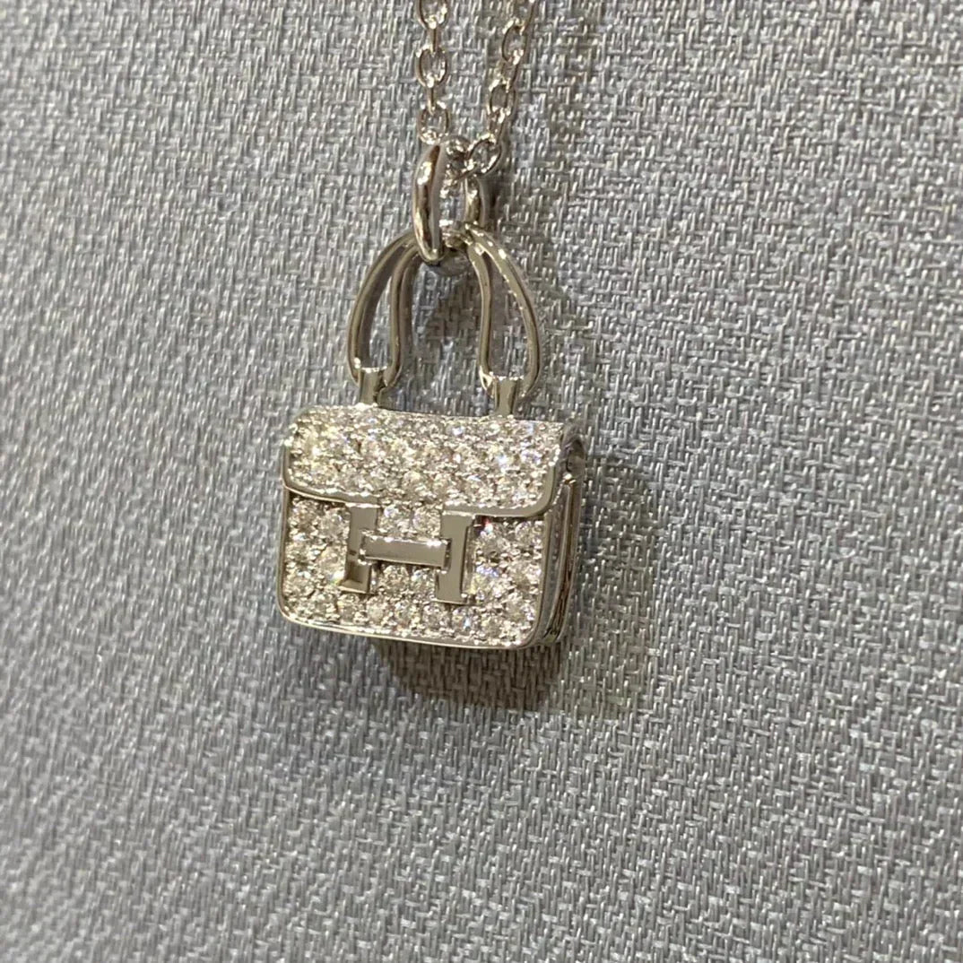 Constance Pedant Diamond Necklace – LUX VERSE Luxury Designer Fashion Outlet