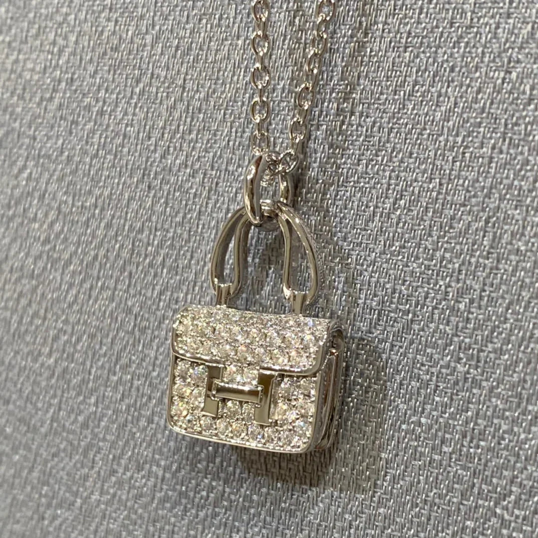 Constance Pedant Diamond Necklace – LUX VERSE Luxury Designer Fashion Outlet
