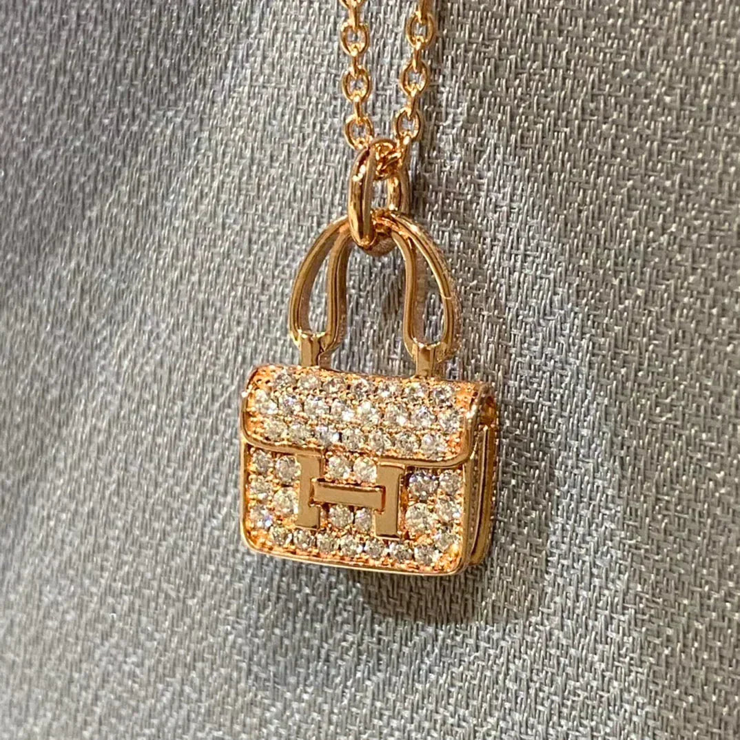Constance Pedant Diamond Necklace – LUX VERSE Luxury Designer Fashion Outlet