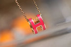 Pop H Pedant Rose Gold – LUX VERSE Luxury Designer Fashion Outlet