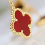 Clover  2 Motif  Tiger Eye Carnelian Earrings – LUX VERSE Luxury Designer Fashion Outlet