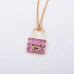 Constance Pedant Purple Diamond Necklace – LUX VERSE Luxury Designer Fashion Outlet