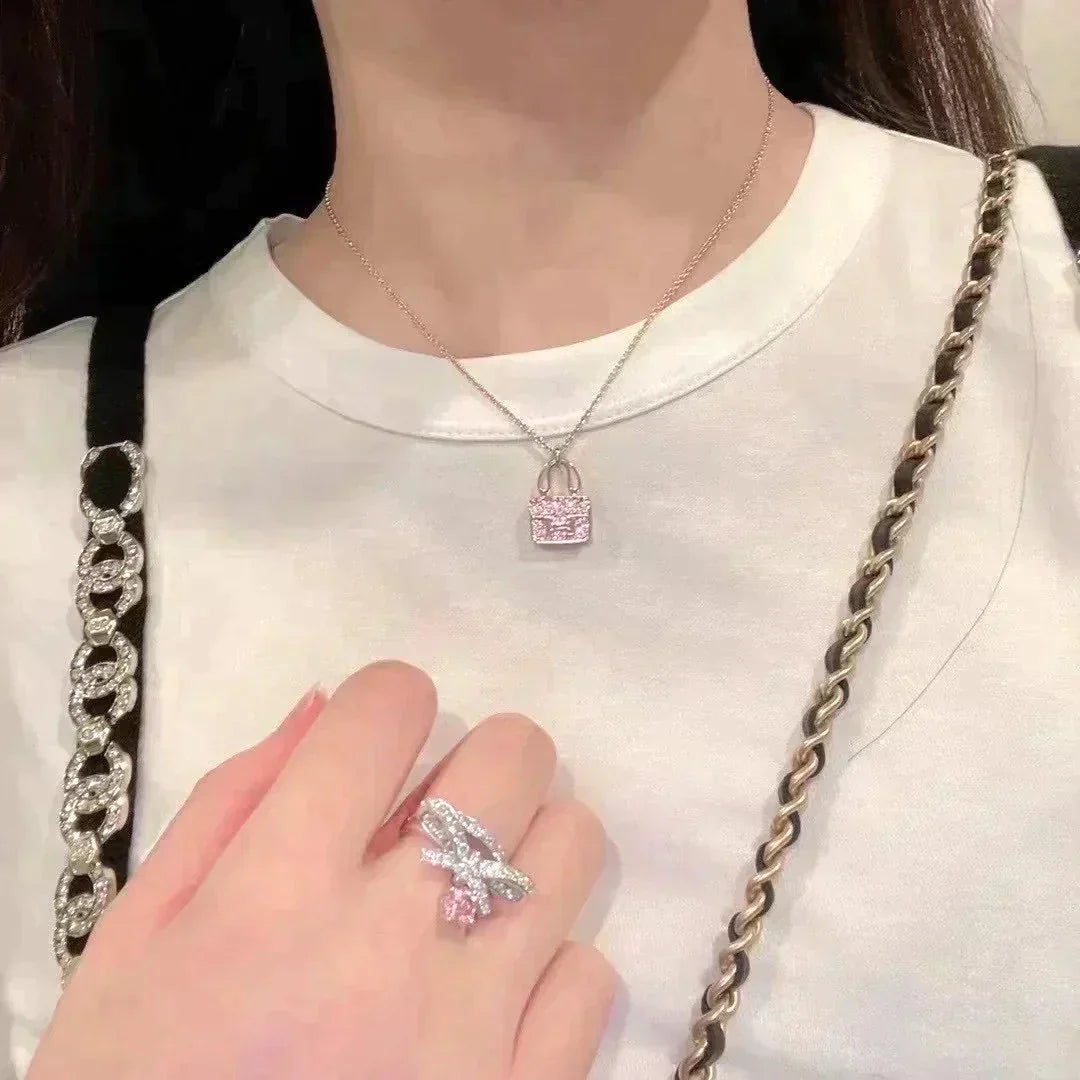 Constance Pedant Purple Diamond Necklace – LUX VERSE Luxury Designer Fashion Outlet