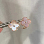 Clover Medium 1 Motifs  Pink Mop Diamond Earrings – LUX VERSE Luxury Designer Fashion Outlet