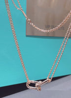 Hardwear Double Link Pedant Rose Gold Necklace – LUX VERSE Luxury Designer Fashion Outlet