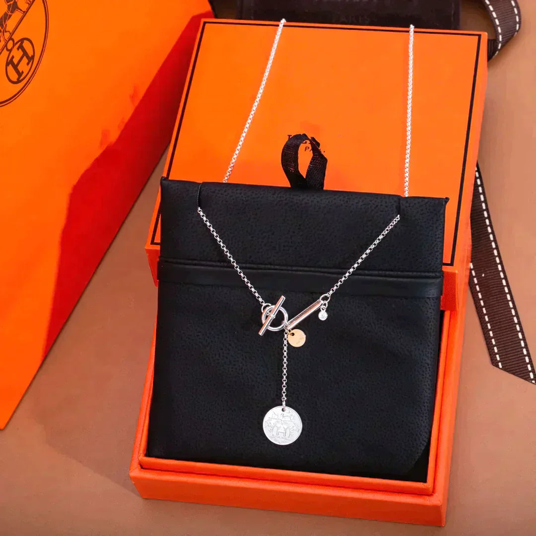 Ex-libris Pedant Silver – LUX VERSE Luxury Designer Fashion Outlet