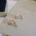 Lucky Plum Blossom White Mop  Earrings – LUX VERSE Luxury Designer Fashion Outlet