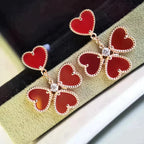 Sweet Clover Carnelian Earings – LUX VERSE Luxury Designer Fashion Outlet
