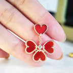 Sweet Clover Carnelian Earings – LUX VERSE Luxury Designer Fashion Outlet
