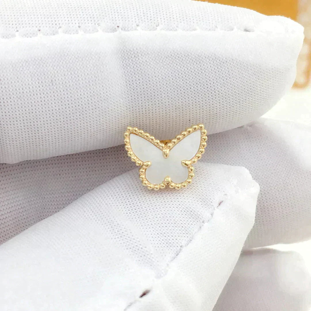 Sweet Butterfly Mop Earstuds – LUX VERSE Luxury Designer Fashion Outlet