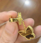 Lucky Butterfly Mop Tiger Eye Earrings – LUX VERSE Luxury Designer Fashion Outlet